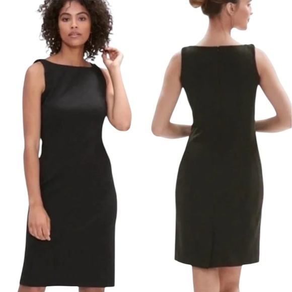 MM. LAFLEUR Lydia Charcoal Gray Sheath Dress Size 16 Bodycon Classic Style - Picture 1 of 16